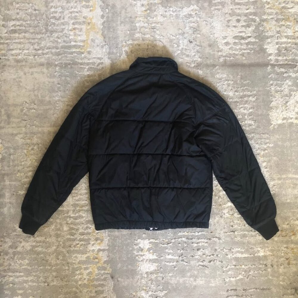 Black Collared Bomber Jacket - - Picture 3 of 4